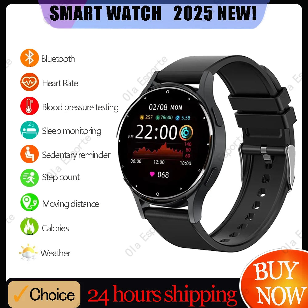 New Smart Watch Men Women Heart rate Monitor Blood pressure Fitness