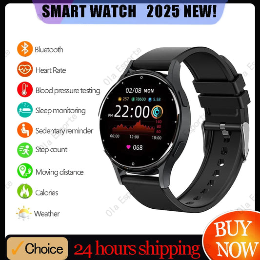 New Smart Watch Men Women Heart rate Monitor Blood pressure Fitness