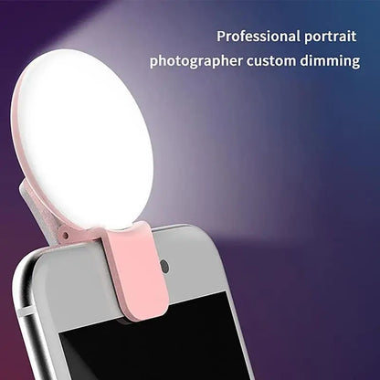 Mobile Phone LED Selfie Ring Light Portable Mini Durable Practical