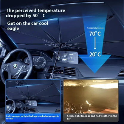 Car Sunshade Umbrella Windshield Folding Front Parasol Umbrella Type