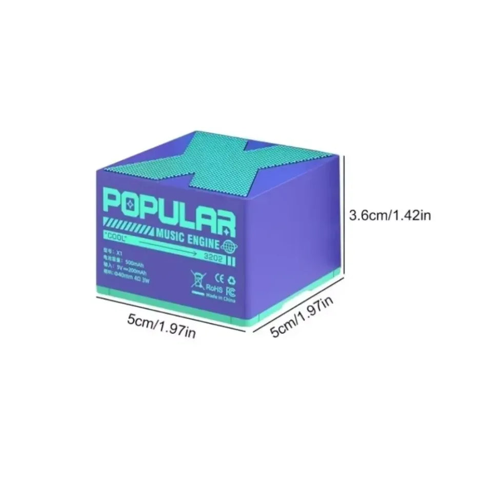 Compact Bluetooth Audio Speaker with Full-Range Sound