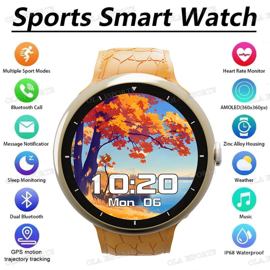 Smartwatches For Women ECG NFC Smart Watch Men AMOLED HD Screen GPS