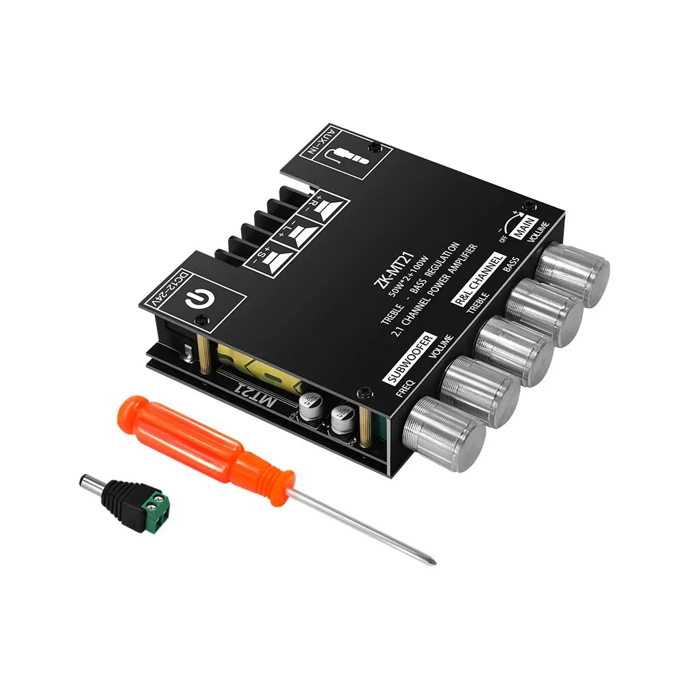 ZK-MT21 Channel Bluetooth 5.0 CS8673E 2.1 Subwoofer Amplifier Board
