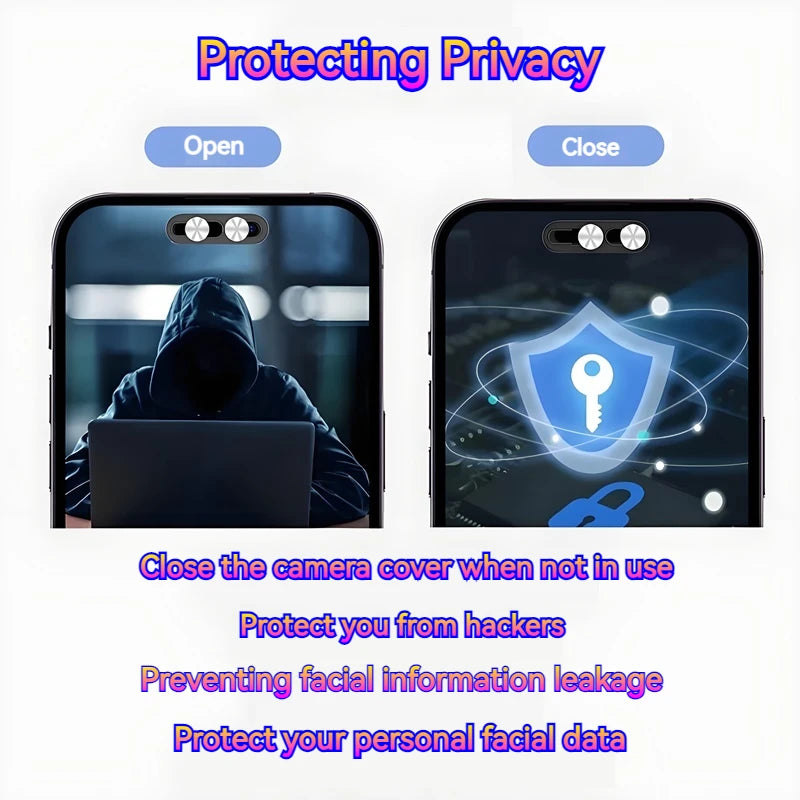 New Anti-Peeping Lens Cover Camera Privacy Protector with Dual - Slide
