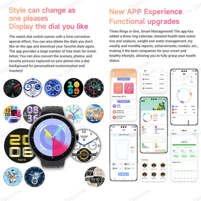 Smartwatches For Women ECG NFC Smart Watch Men AMOLED HD Screen GPS