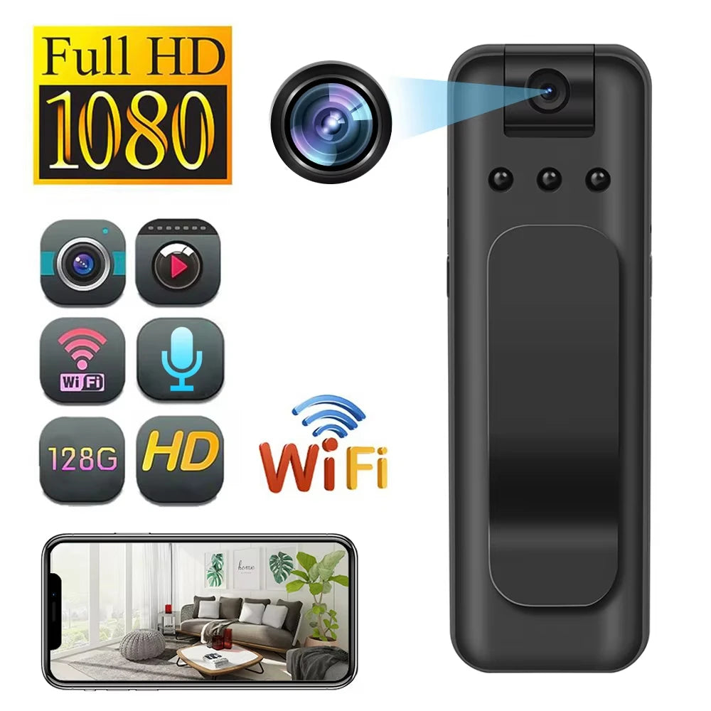 Mini Pocket WIFI Camera Infrared Night Vision Small Body Camera
