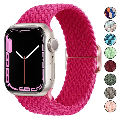 Strap for Apple Watch band 46mm 45mm 49mm 42mm 40mm 41mm 44mm Elastic