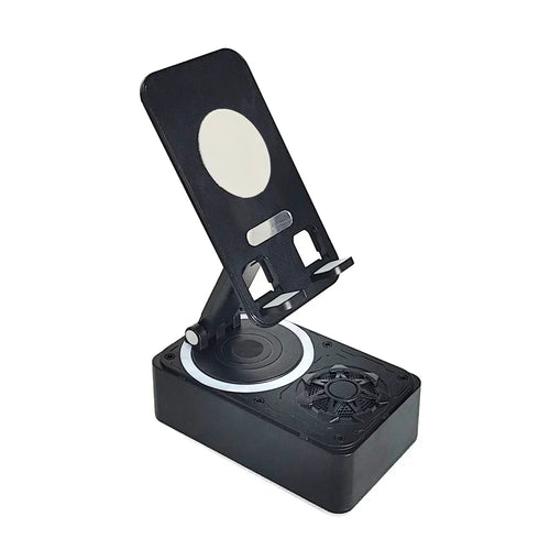 New Cell Phone Holder Stand With Bluetooth Speaker Adjustable Desktop