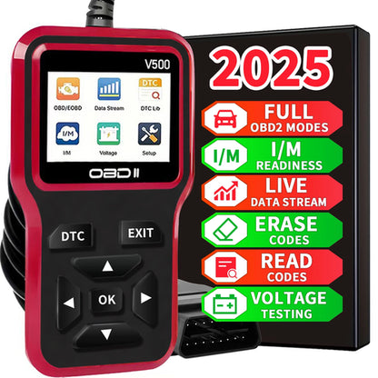 2025 Latest Obd2 Scanner Diagnostic Tool - Complete Engine Code Reader