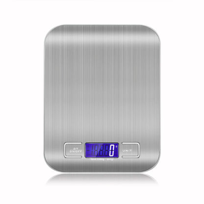 New 5kg/1g Portable Kitchen Scale Coffee Electronic Scale Stainless