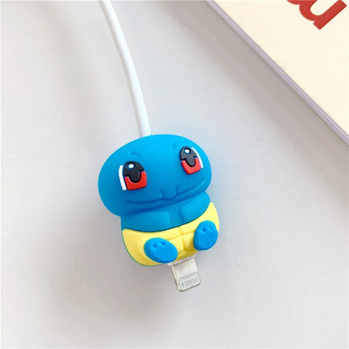 Anime Pokemon Pikachu Doll Data Cable Protective Cover Protective