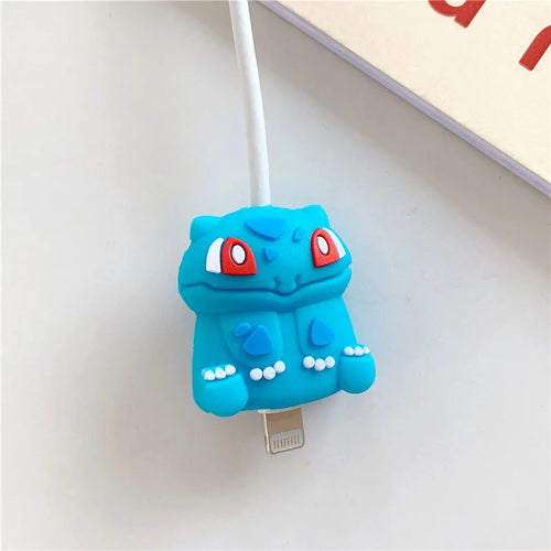 Anime Pokemon Pikachu Doll Data Cable Protective Cover Protective