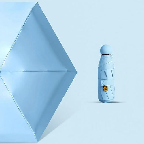 Sun Umbrella Travel Umbrella Compact Ultralight Mini Portable