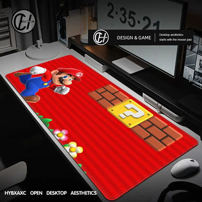 Hot Games Super M-Marioes Mousepad HD Printing Computer Gamers Locking