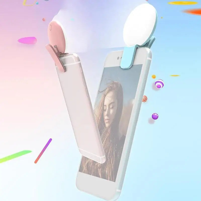 Mobile Phone LED Selfie Ring Light Portable Mini Durable Practical