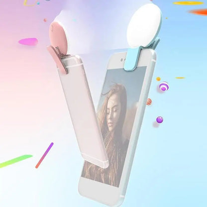 Mobile Phone LED Selfie Ring Light Portable Mini Durable Practical