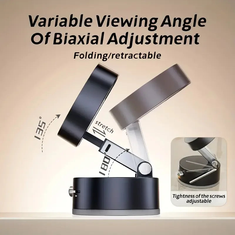 Adjustable Vacuum Suction Cup Magnetic Phone Holder Lazy