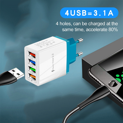 4 USB Quick Charger