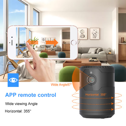 HD 2MP 1080P Wireless Mini Wi-Fi Camera with Night Vision