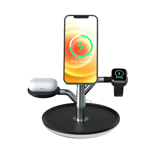 Universal Wireless Charging Stand for Iphone, Apple Watch, & Airpods