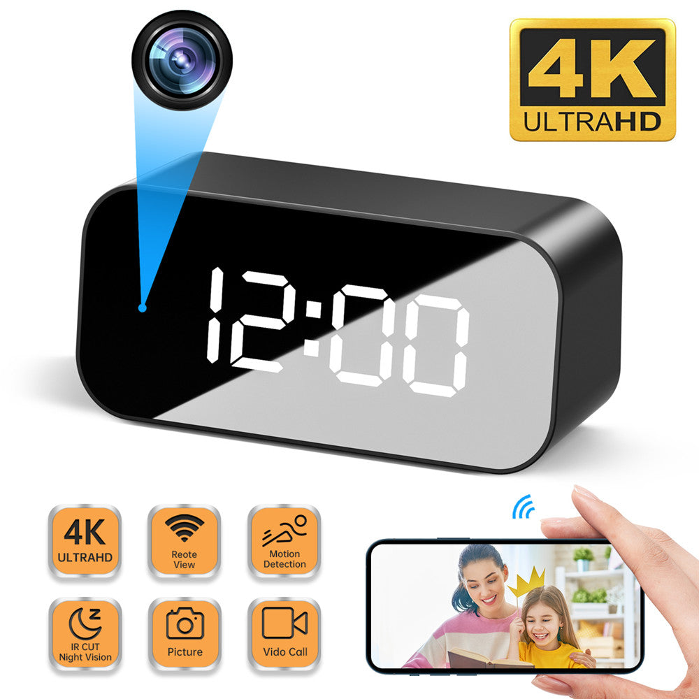 4K HD WIFI Clock & Camera Combo