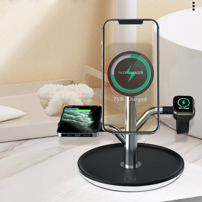 Universal Wireless Charging Stand for Iphone, Apple Watch, & Airpods