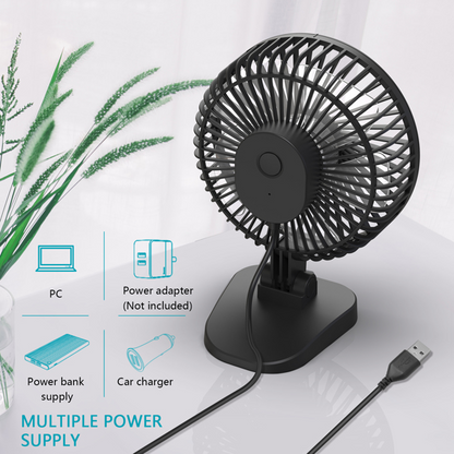 3 Speed Mini Portable USB Desk Fan