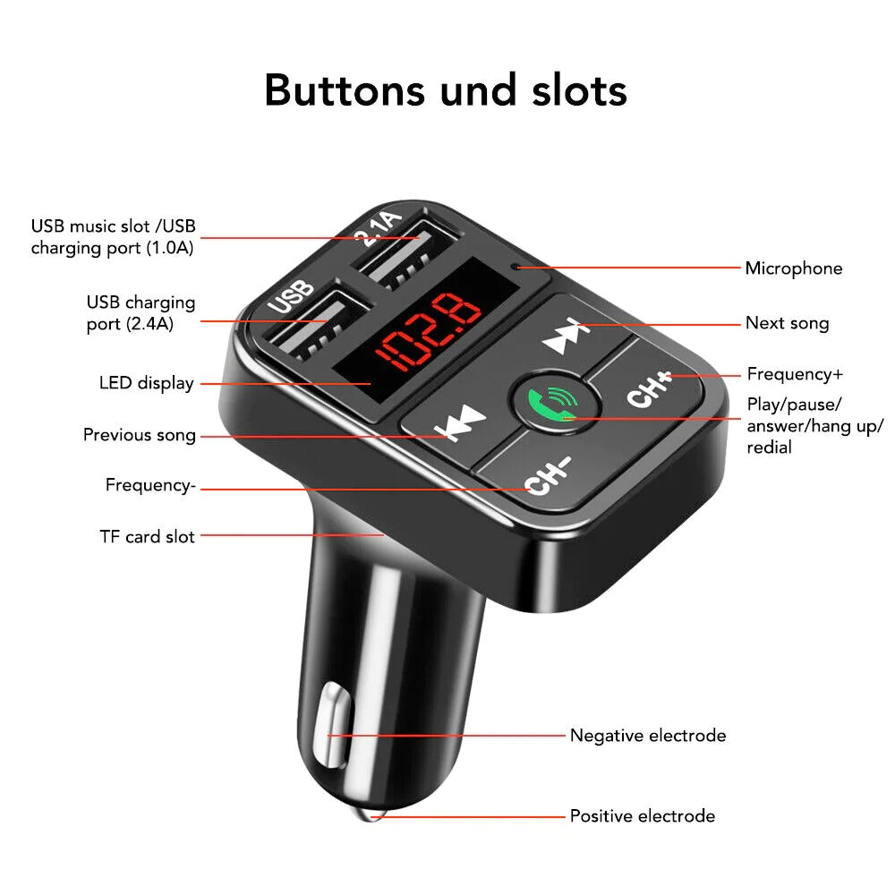 All Purpose Dual USB Car Charger & Adapter