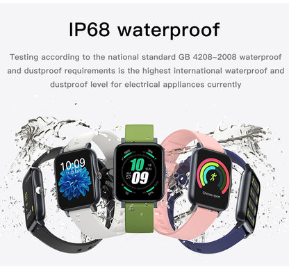 IP68 Waterproof Ultra-Thin Smartwatch