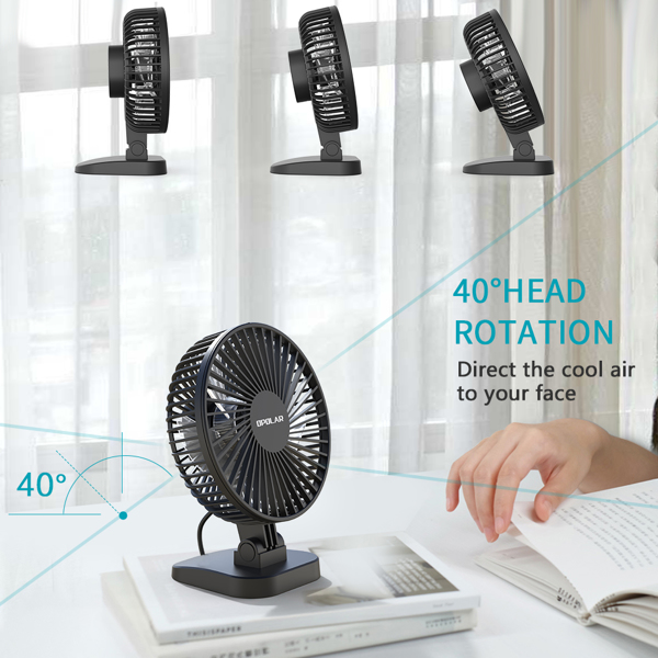 3 Speed Mini Portable USB Desk Fan