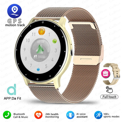 New Smart Watch Men Sports Fitness Watch Heart Rate Full Touch Screen Bluetooth Call 2025 New Ultra Light Smartwatch