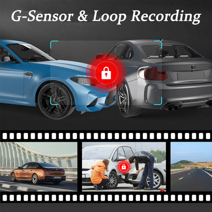 Dual Lens Car DVR FHD 1920*1080P Dash Camera Cabin Dashcam Vehicle Video Dash Cam Drive Recorder Interior Mini Dvrs Black Box