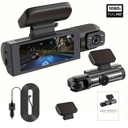 Dual Lens Car DVR FHD 1920*1080P Dash Camera Cabin Dashcam Vehicle Video Dash Cam Drive Recorder Interior Mini Dvrs Black Box